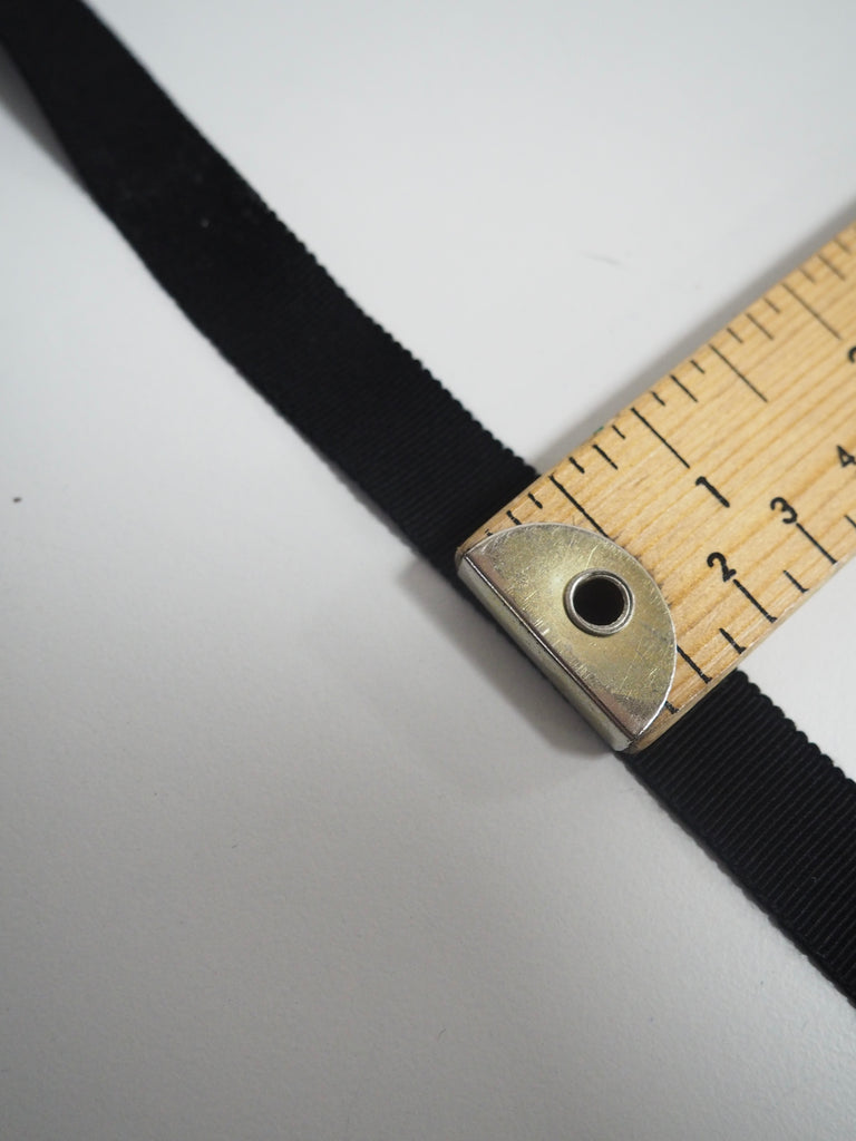 Shindo Black Grosgrain Ribbon 15mm
