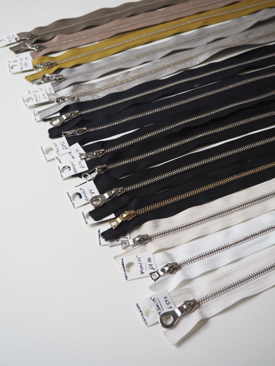 RIRIショップページ RiRi Zipper M8, 1 Way Sep. End, Blackened White bronze, 2110