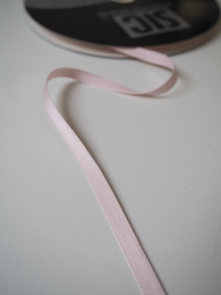 Shindo Matte Powder Pink Satin Ribbon 6mm