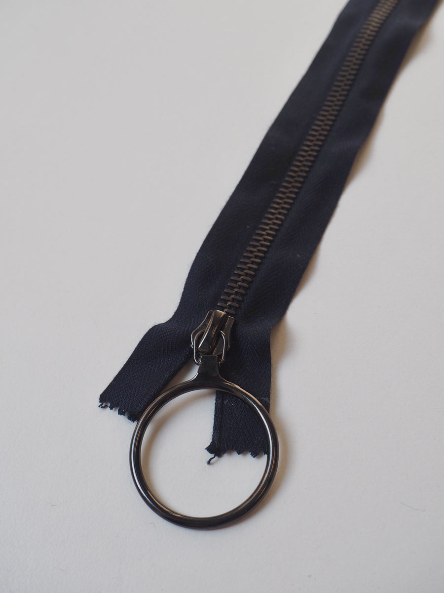 Riri  Riri 39cm/15.5inch Midnight O-Pull Metal Teeth Open-Ended Zips