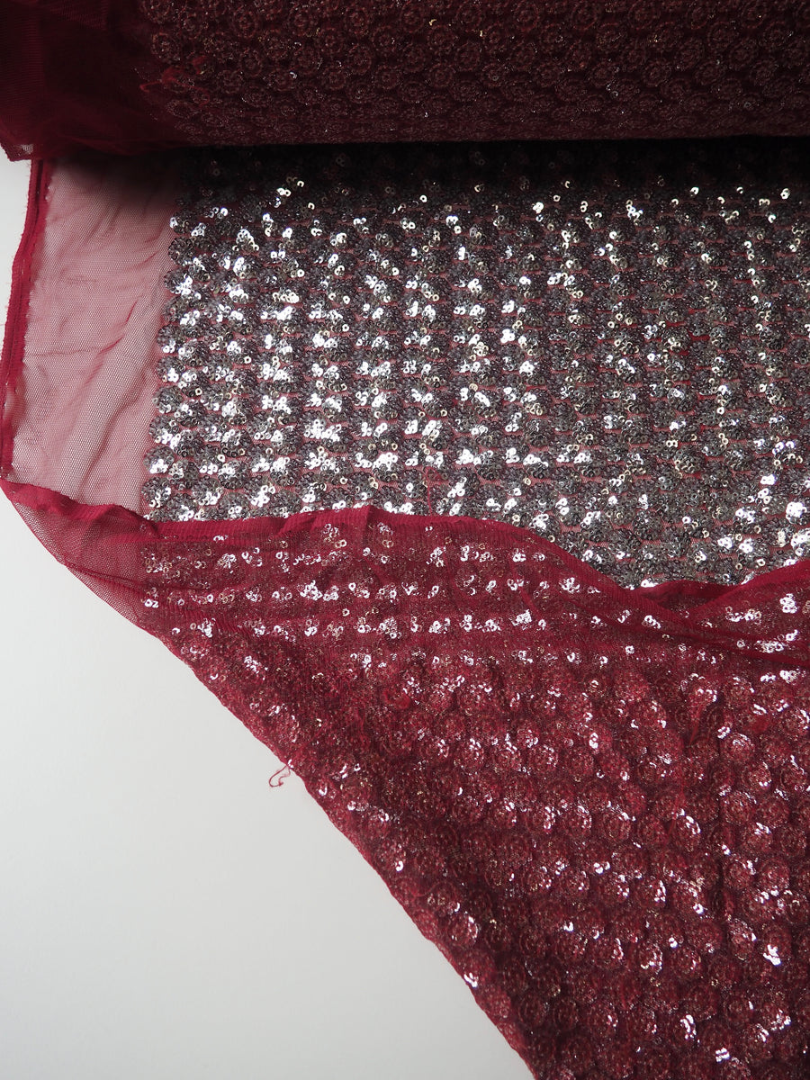 Silver Sequinned Tulle Twilight