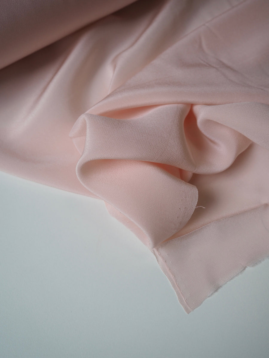 Blush Silk Double Crepe Tantalise