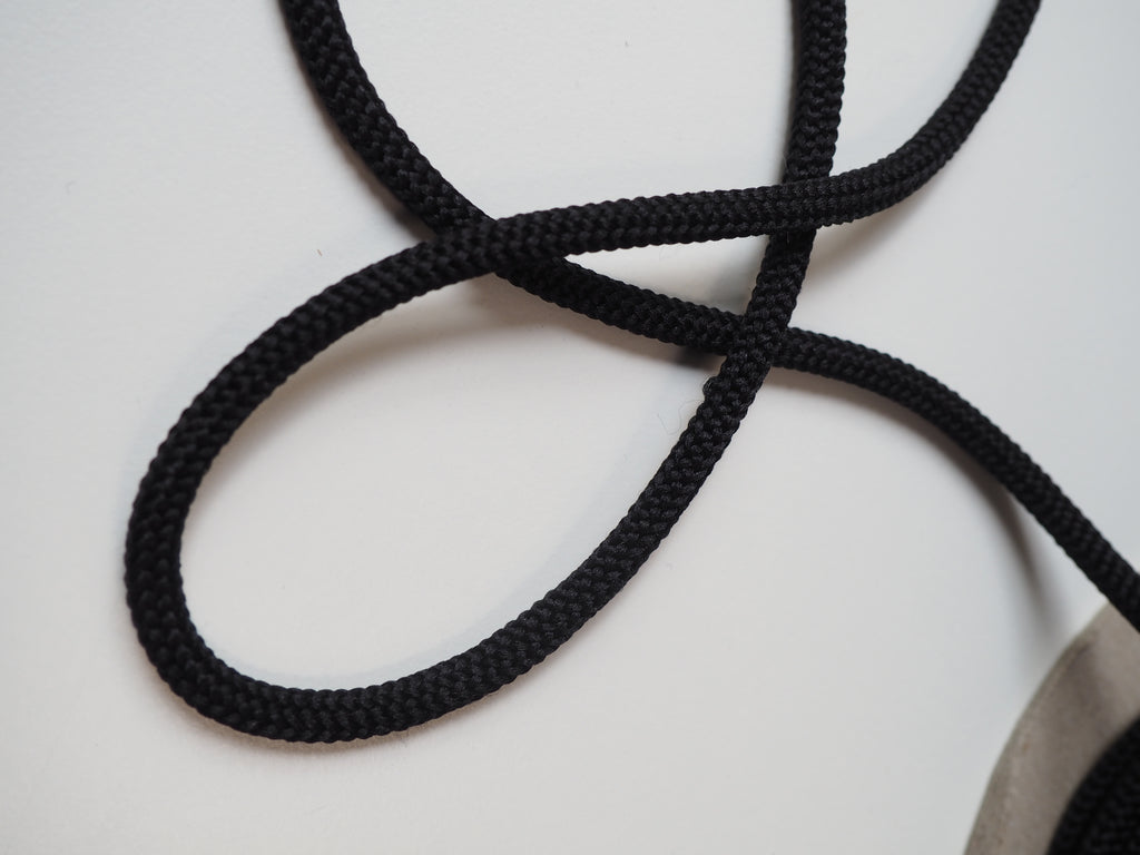 Black Braided Stretch Cord 5mm