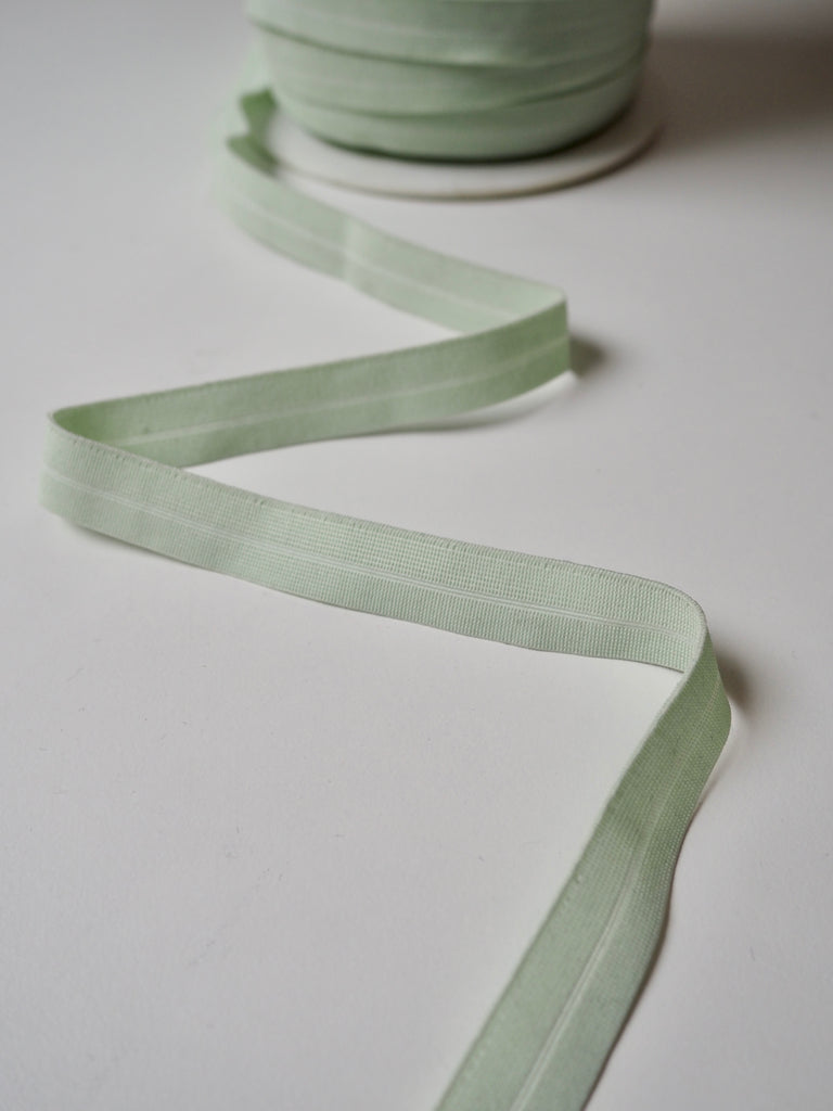 Pastel Lime Fold Over Elastic 15mm