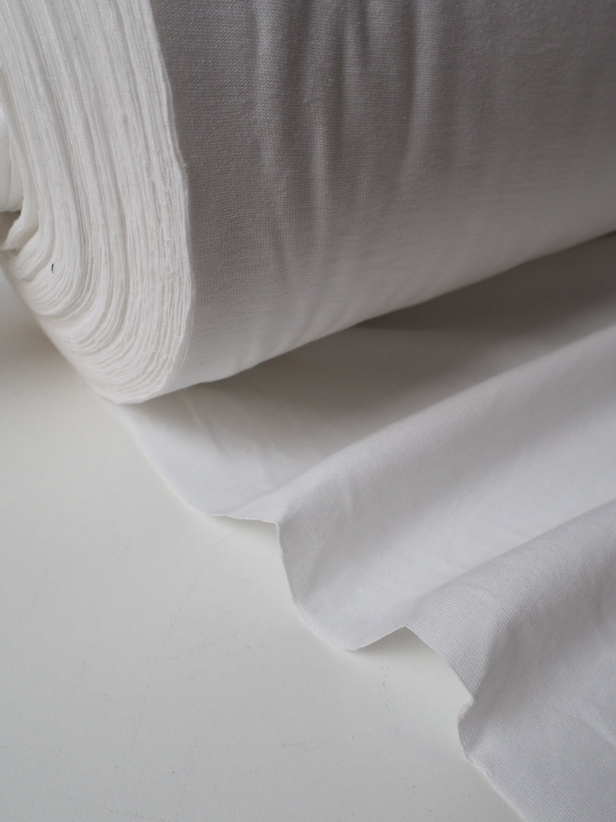 White Cotton Tshirt Jersey The New Craft House