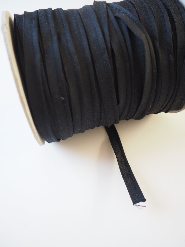 Black Woven Piping 10mm
