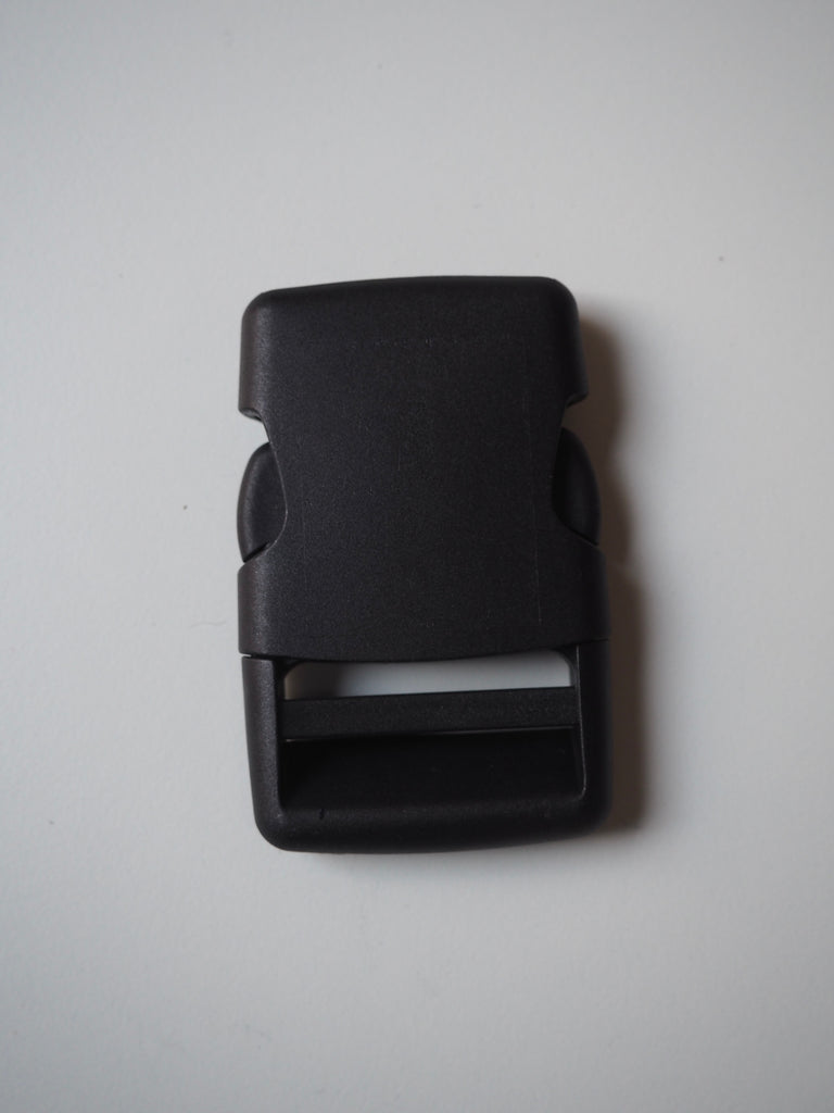 Black Rounded Sleek Side Release Buckle 50mm