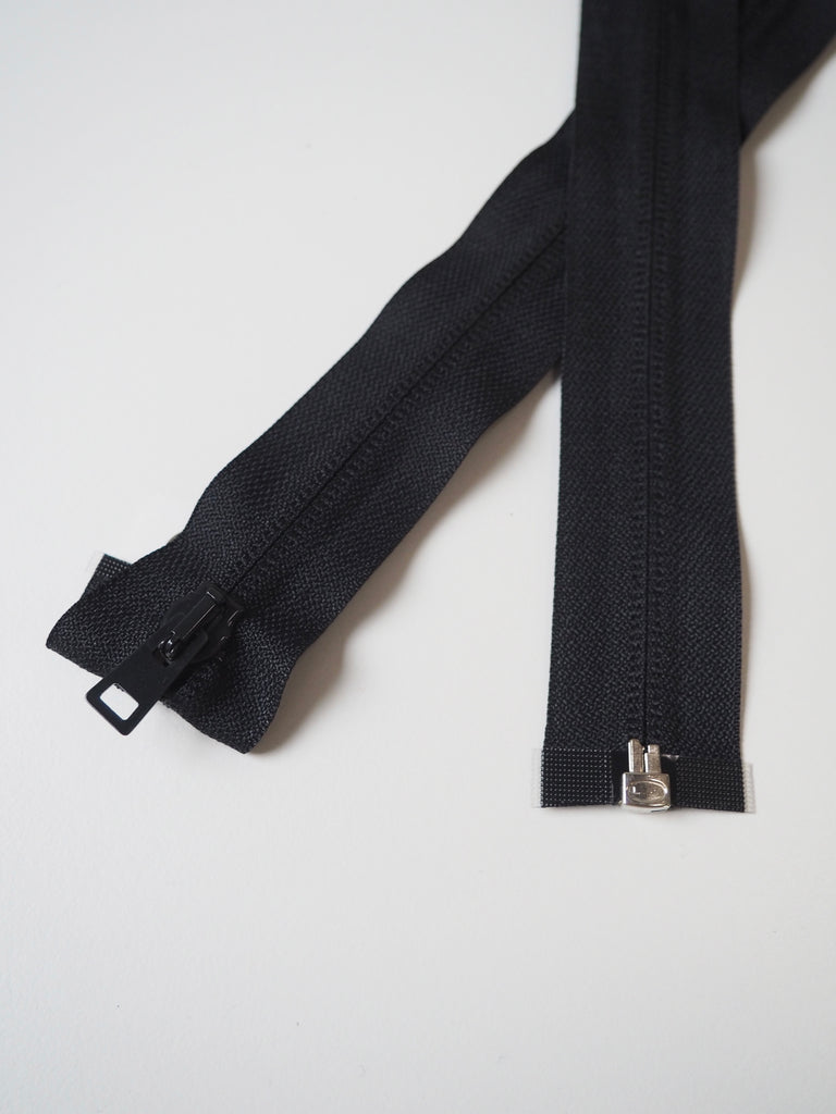 Meras 64cm Black Invisible Open-ended Zips