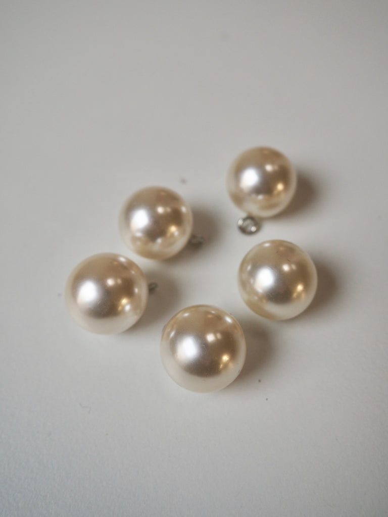 Faux Pearl Shank Buttons 18mm/28L