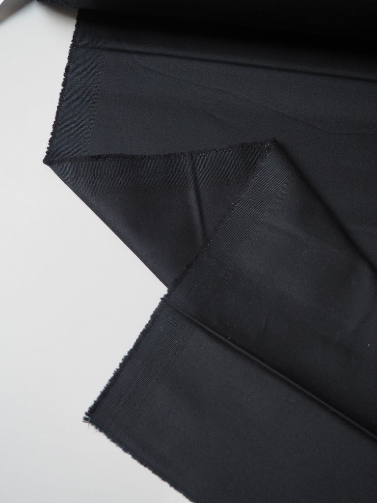 Black Medium Cotton Sateen