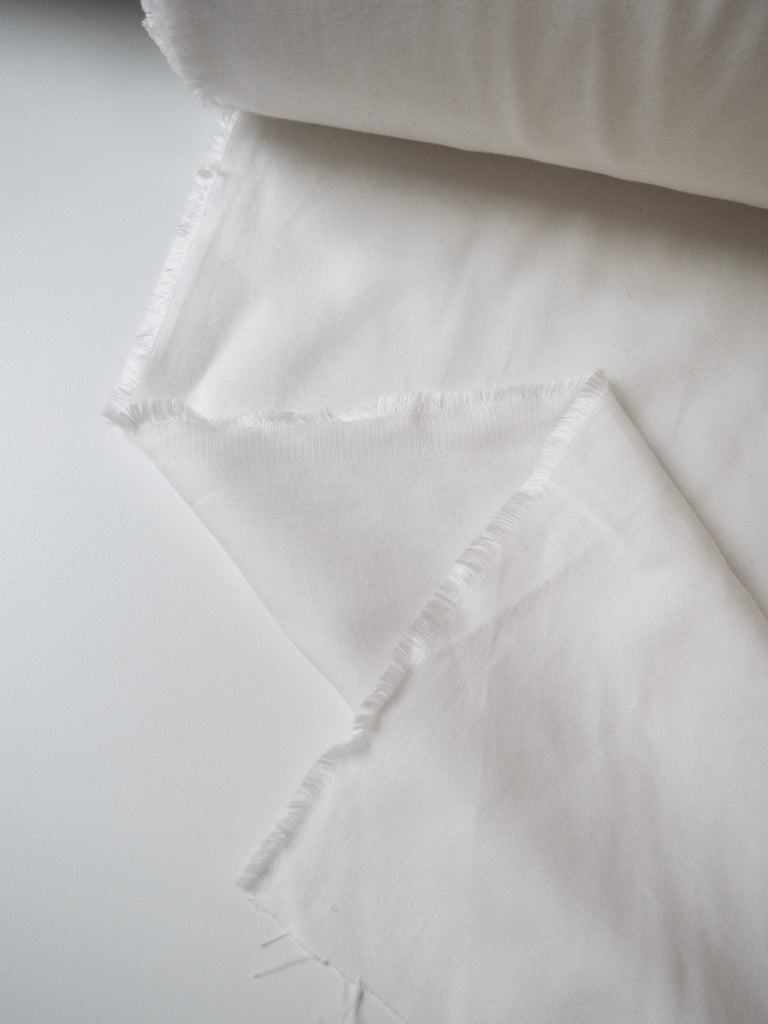 White Soft Viscose Twill