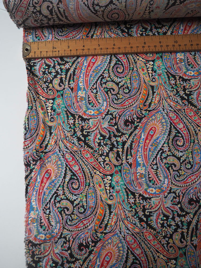 Liberty Rainbow Paisley Cotton Poplin