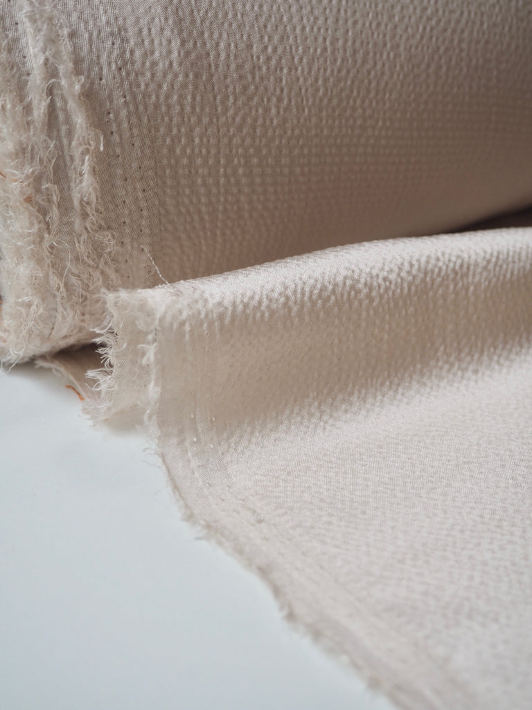 Oat Hammered Silk Satin