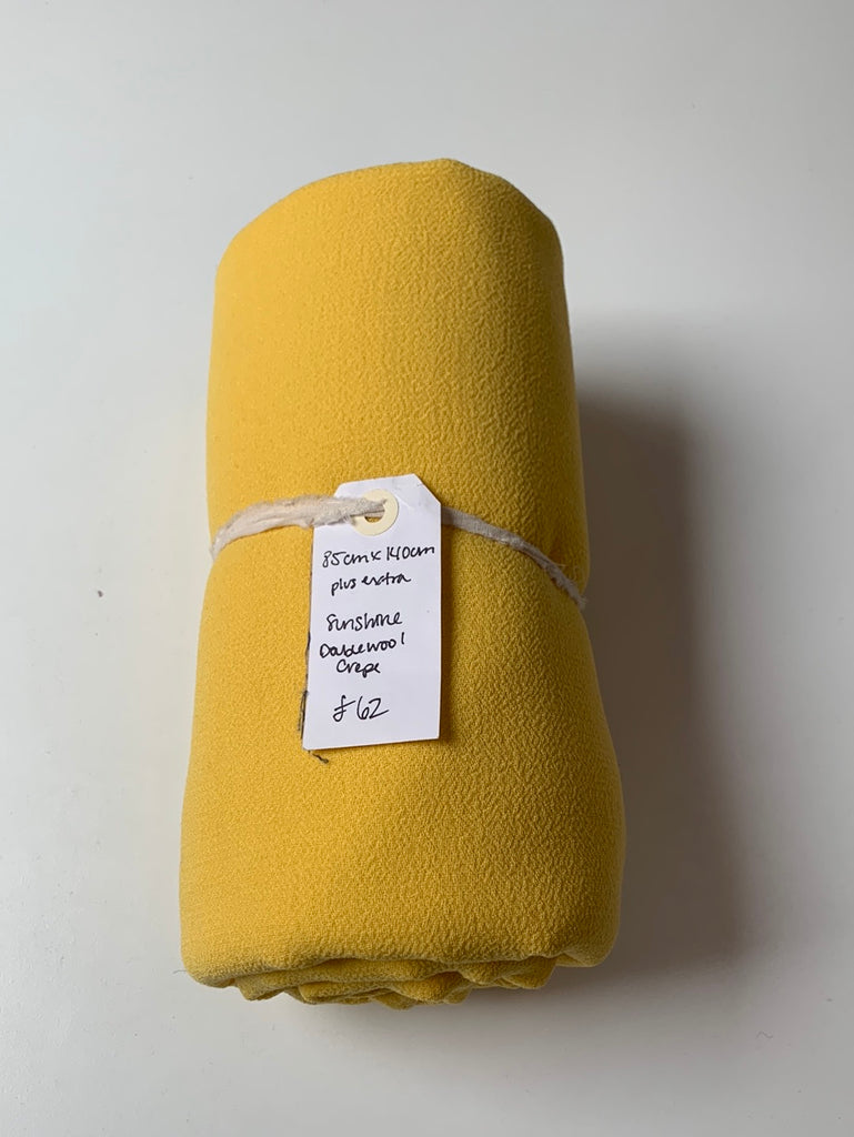 Sunshine Double Wool Crepe Remnant
