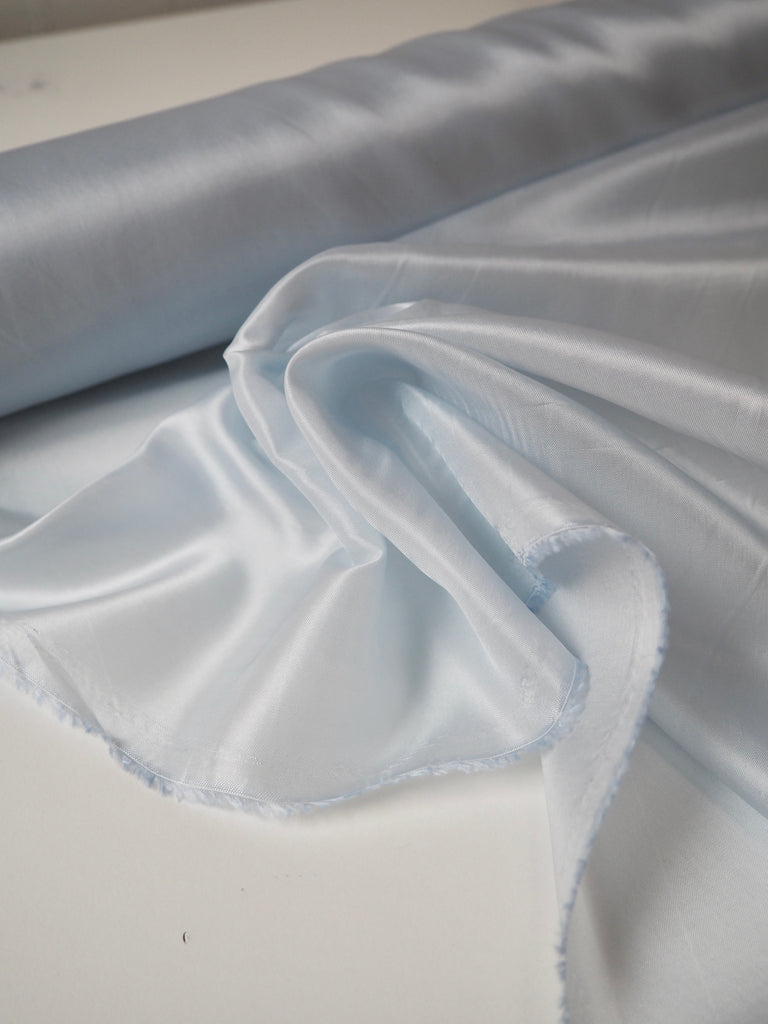 Pale Blue Light Viscose Satin Lining