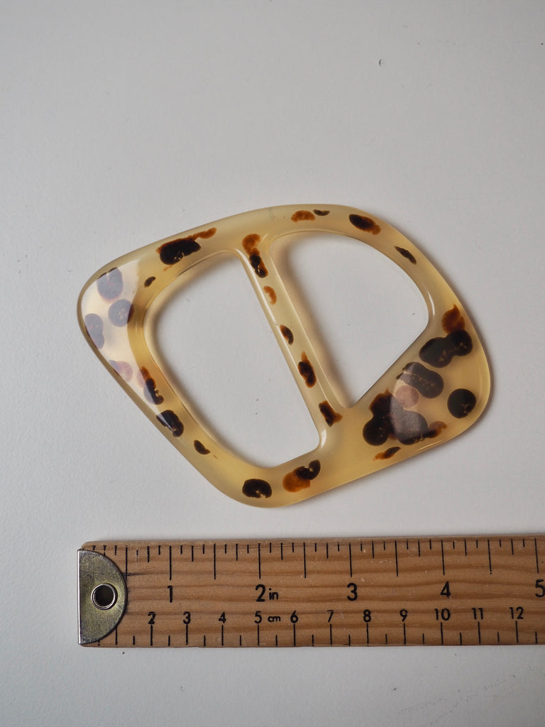 Organic Pattern Yellow + Brown Slider 5cm