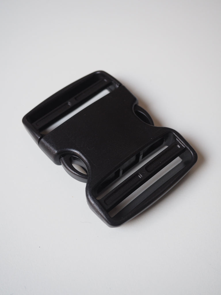 Black Dual Adjust Side Release Buckle 50mm