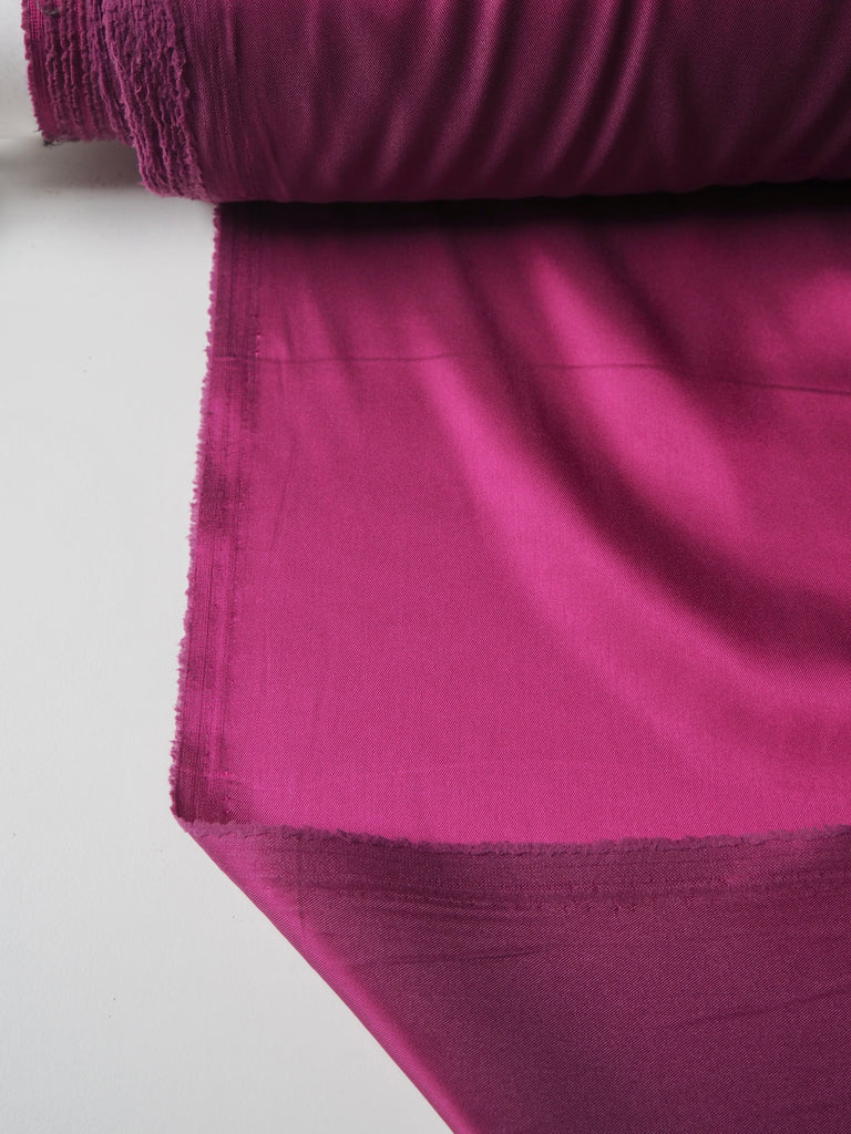 Magenta Two-Tone Stretch Acetate Satin Twill Lining