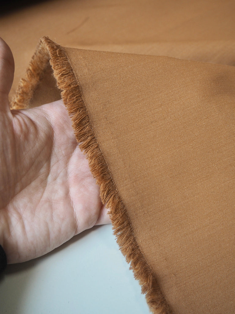 Caramel Double Wool Twill