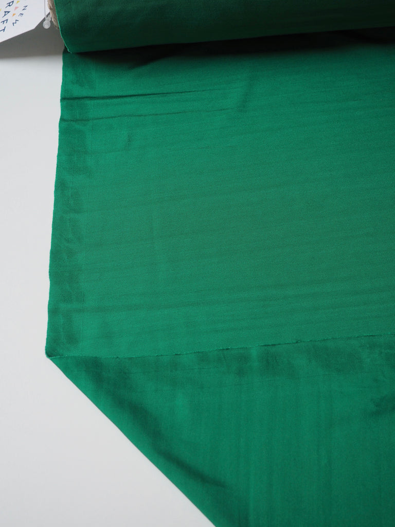 Emerald Satin Viscose Jersey