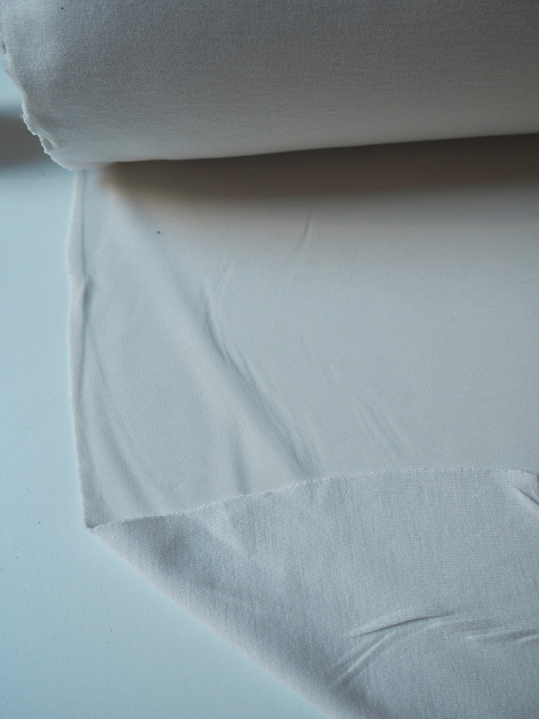 Oyster Nylon/Viscose Double Jersey