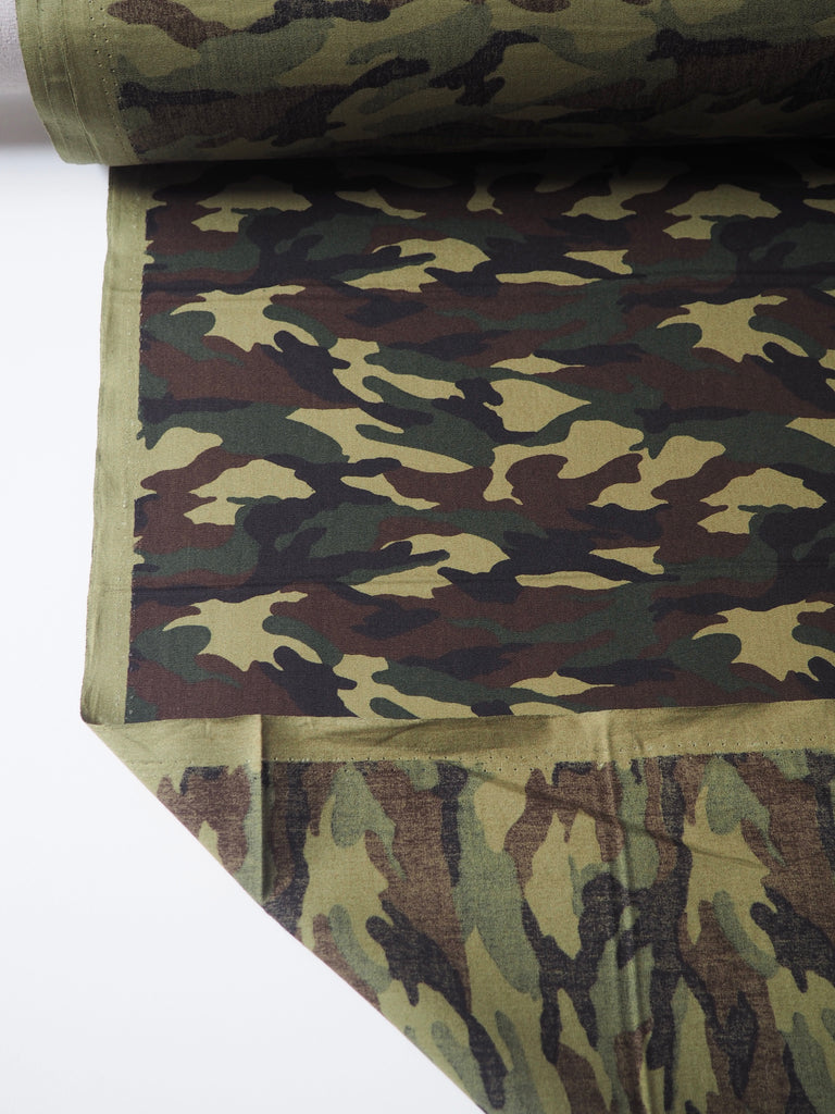 Green Camouflage Cotton