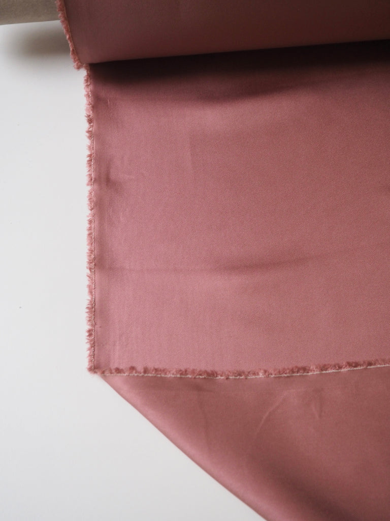 Dusty Pink Silk Twill