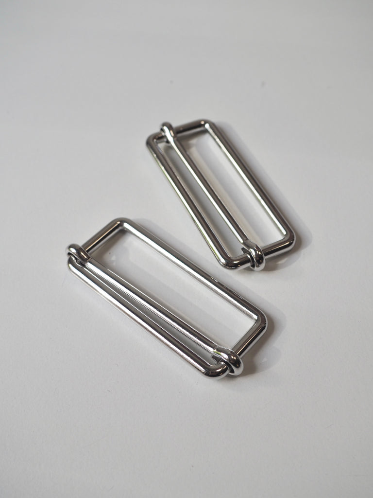Silver Tri-Slide Buckle 65mm