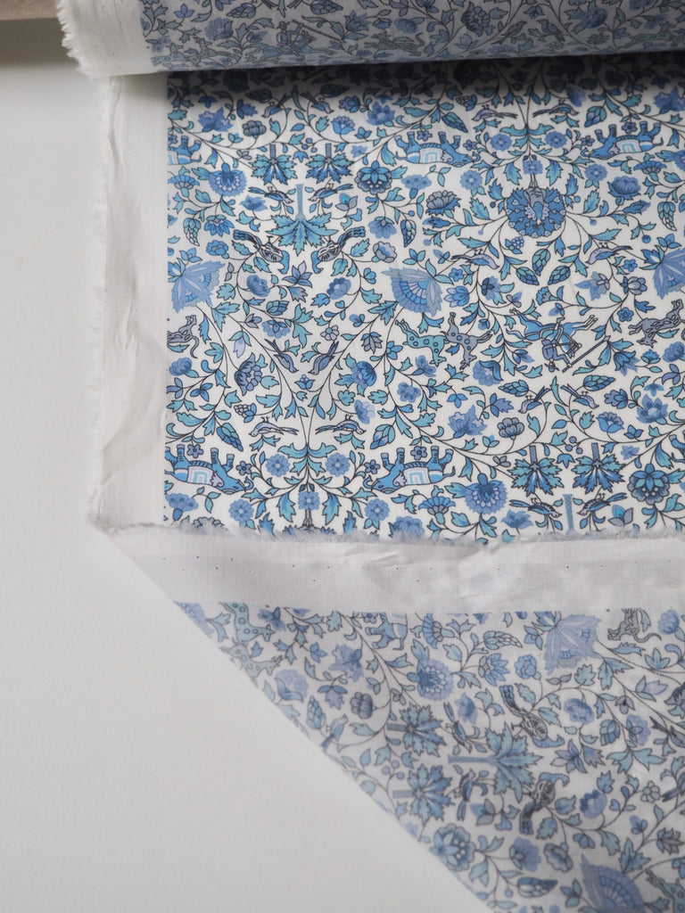 Liberty Blue Imran Tana Cotton Lawn
