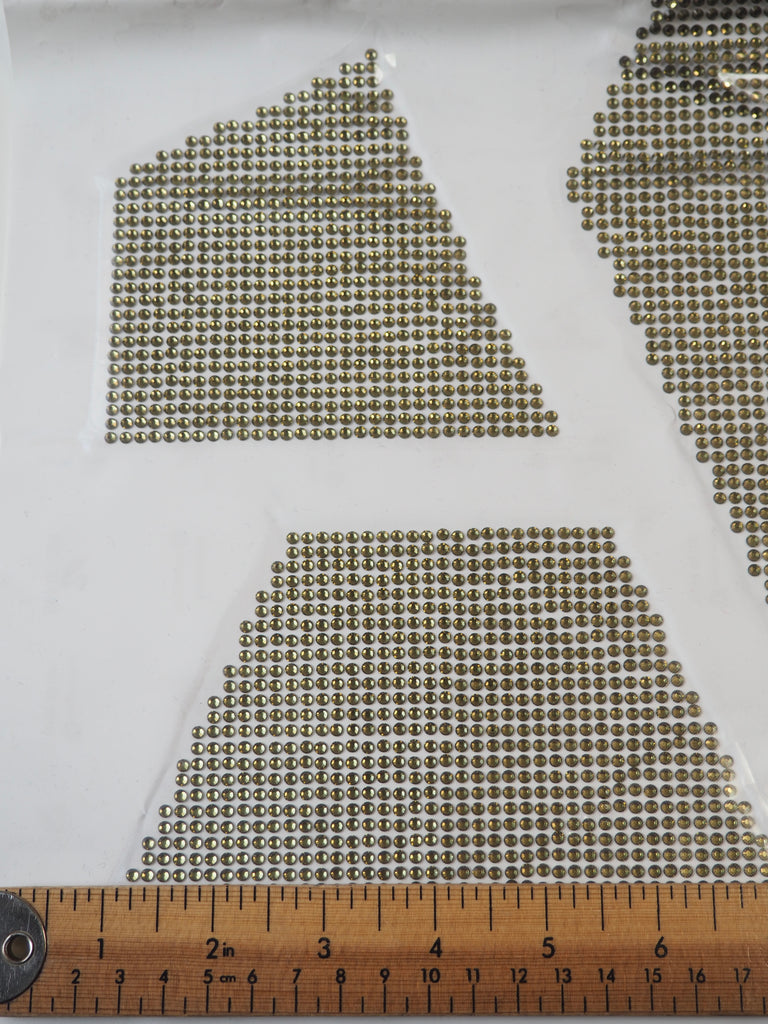 Swarovski Peridot Crystal Geometric Shape Hotfix Sheet 4mm