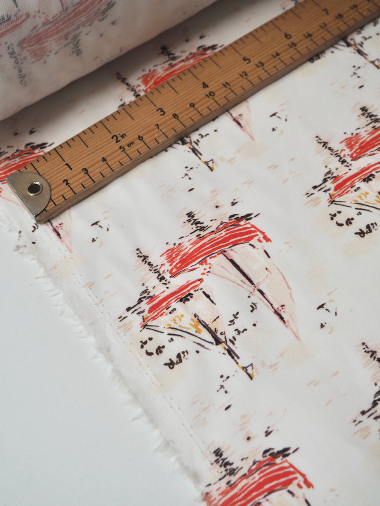 Sailboat Cotton Poplin