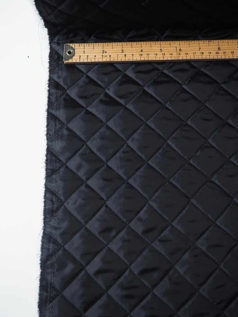 Black Quilted Coating