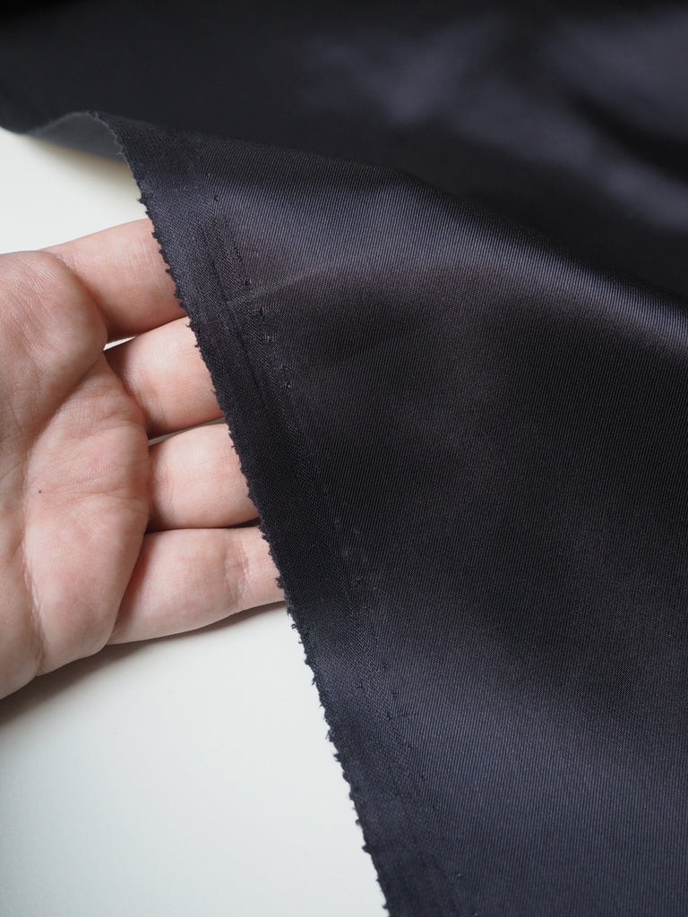 Petrol Viscose/Acetate Twill Lining