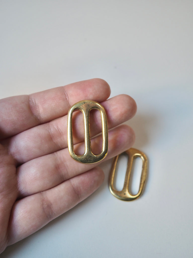 Brass Tri-Slide Buckle 32mm