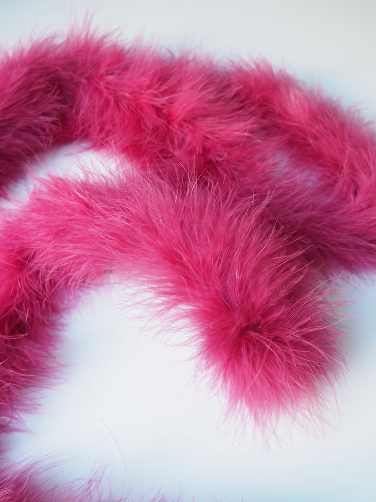 Hot Pink Marabou Feathers (5to 6) | Shop Boleks