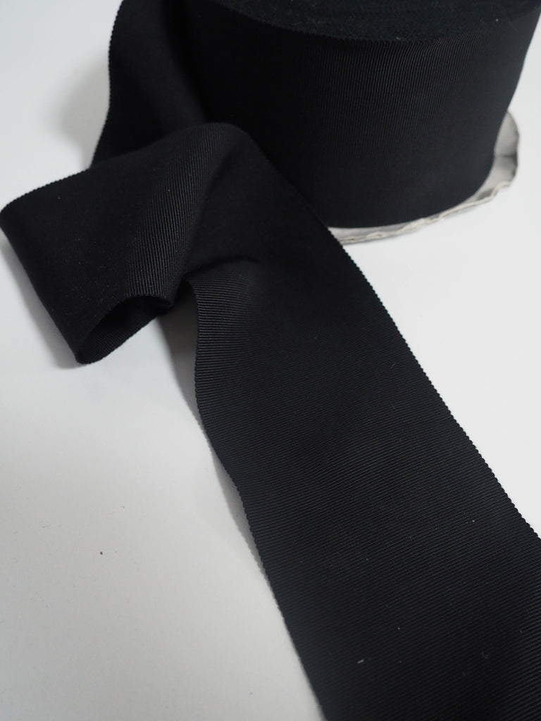 Shindo Black Grosgrain Ribbon 80mm