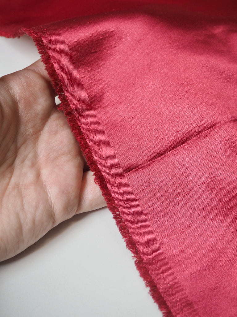 Ruby Worsted Satin