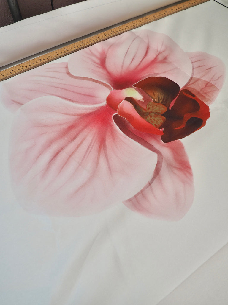 Floral Satin Twill Panels