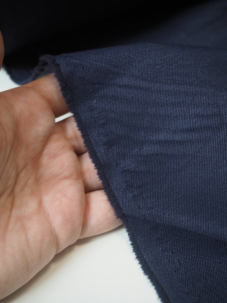 Deep Blue Polyester Twill