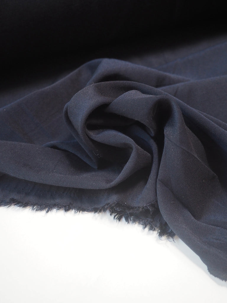 Navy Viscose/Polyester Lining