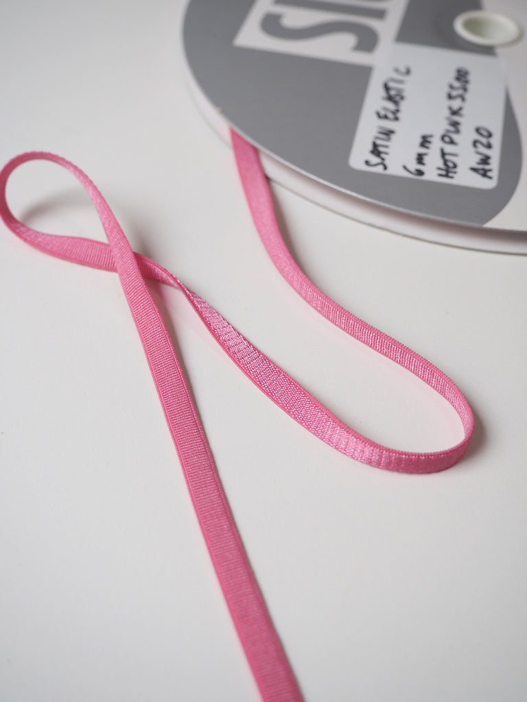 Shindo Pink Satin Elastic 6mm