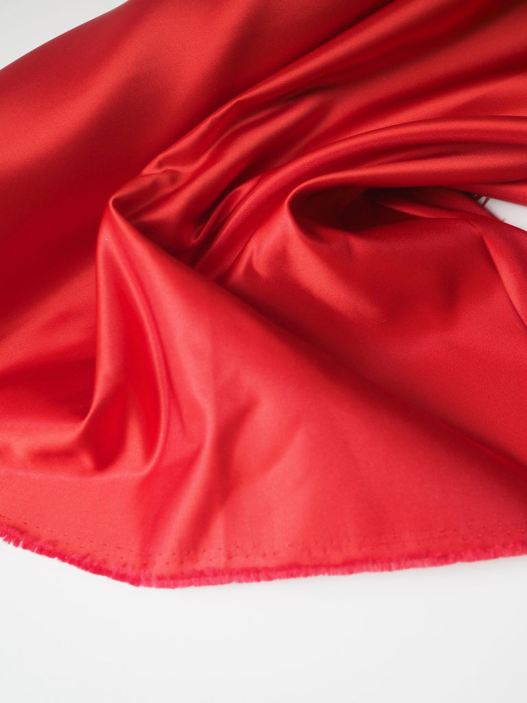 Vermillion Duchess Satin