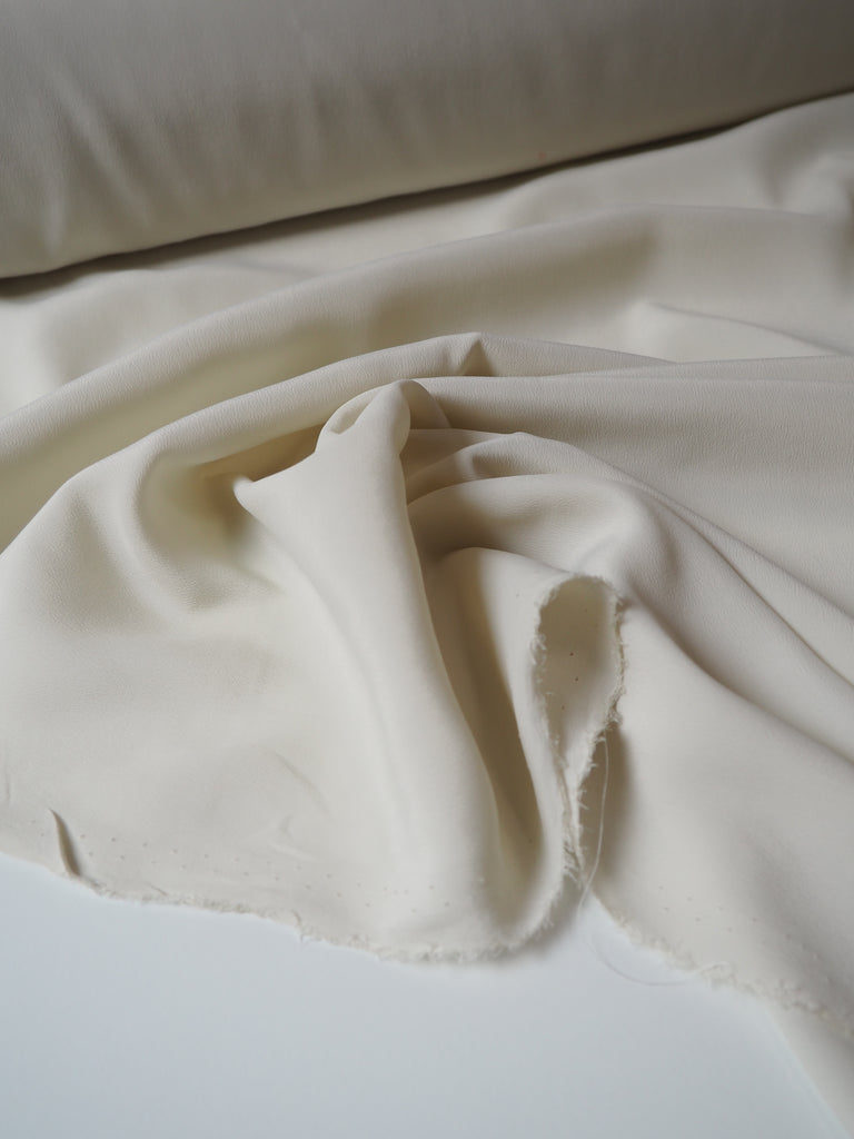 Smoke Silk/Acetate Crepe de Chine