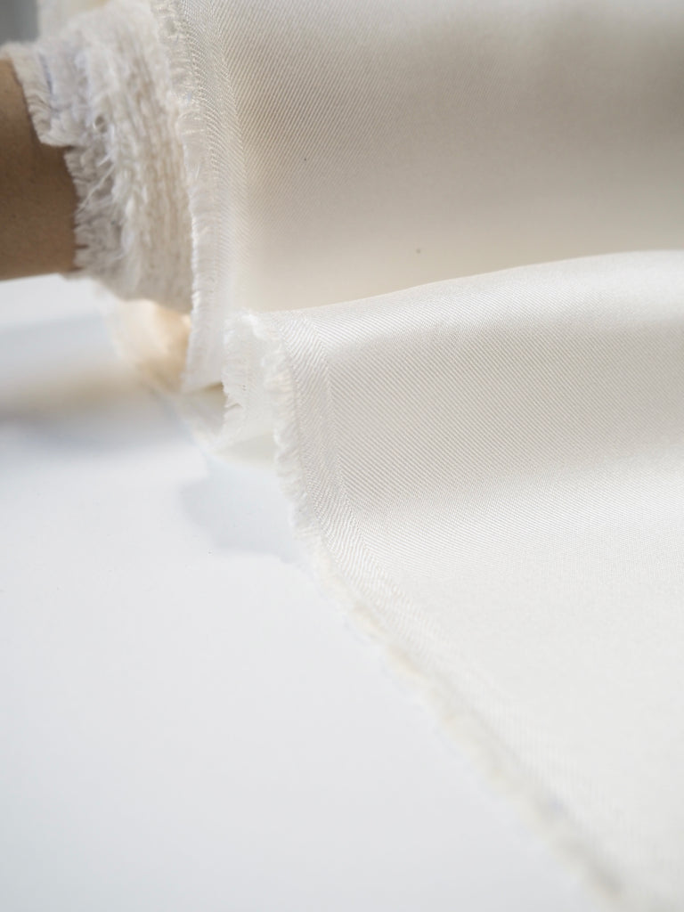 White Silk Twill