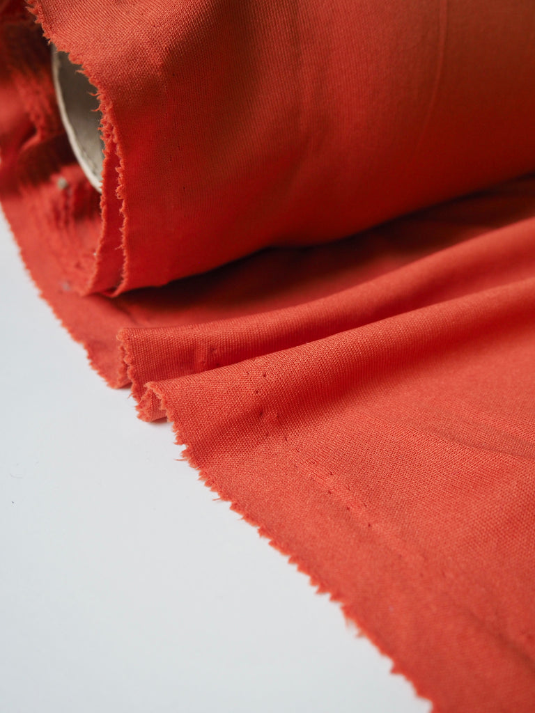 Orange Interlock Jersey