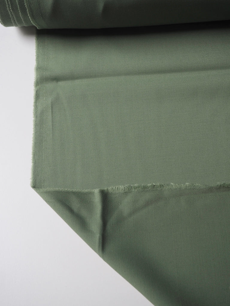 Pistachio Wool Blend Twill