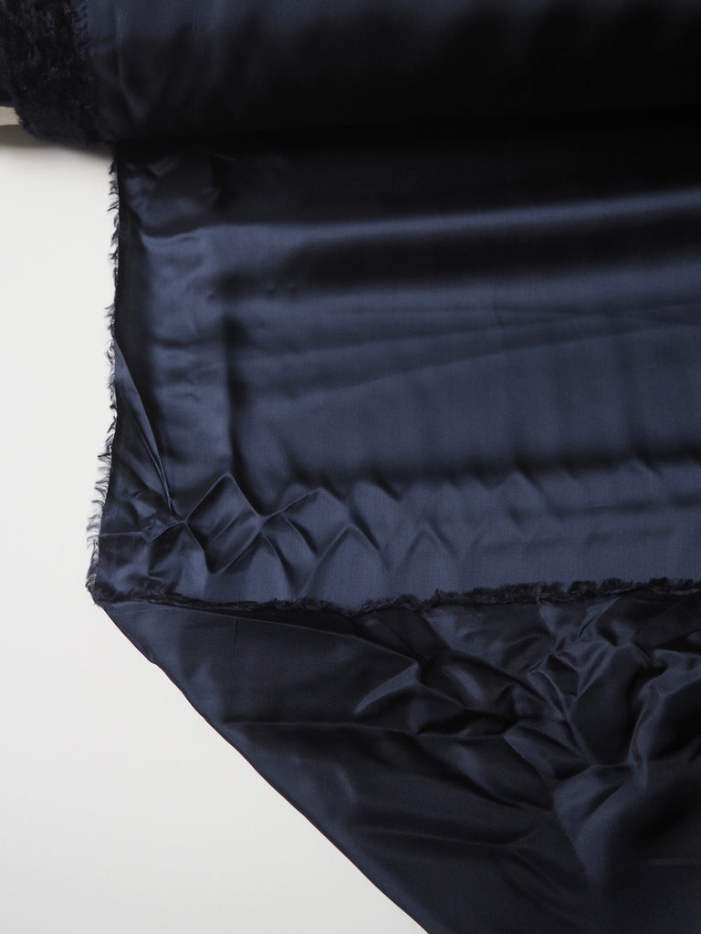 Navy Viscose Twill Lining