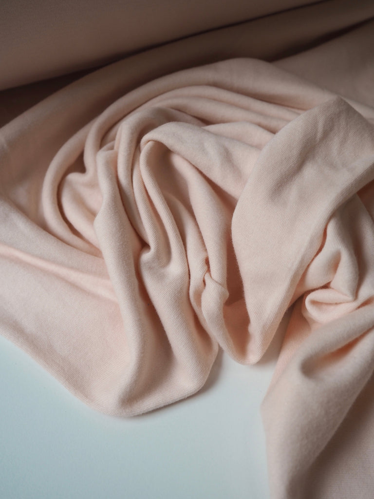 Blush Circular Organic Cotton Interlock Jersey