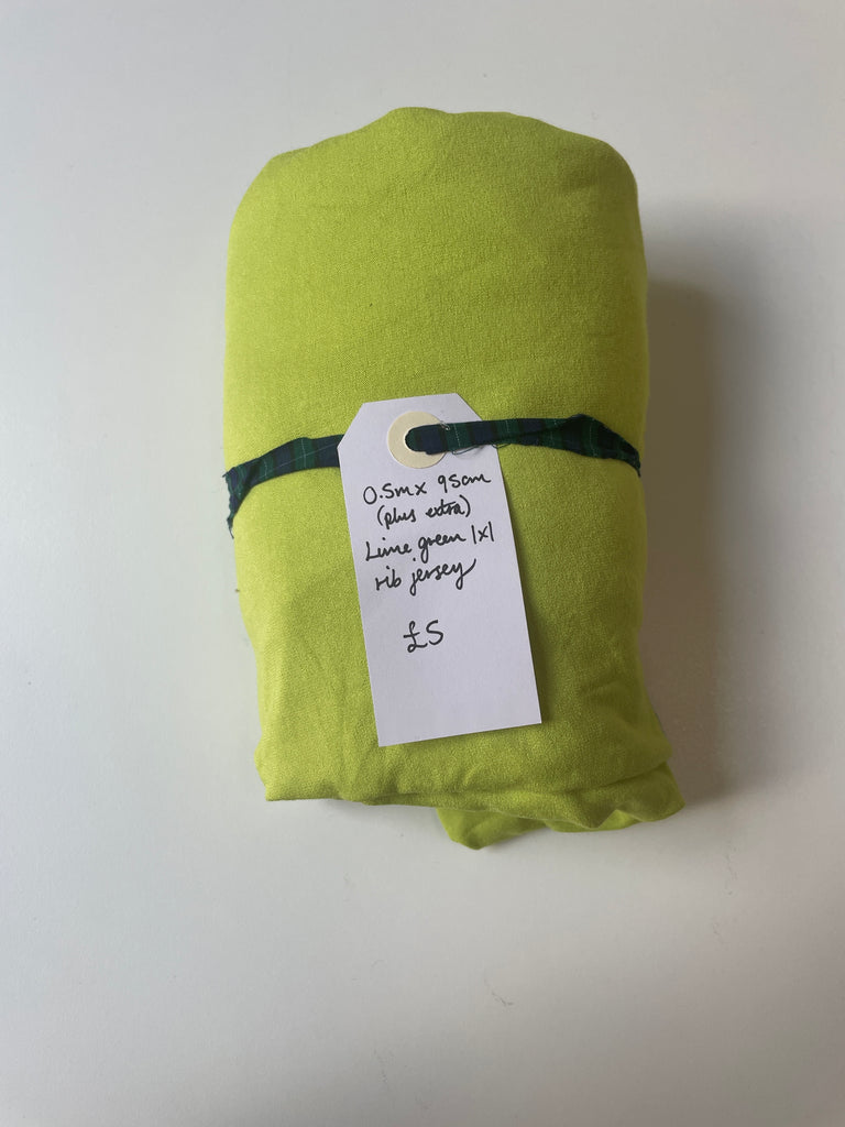 Lime Green T-Shirt Jersey Remnant