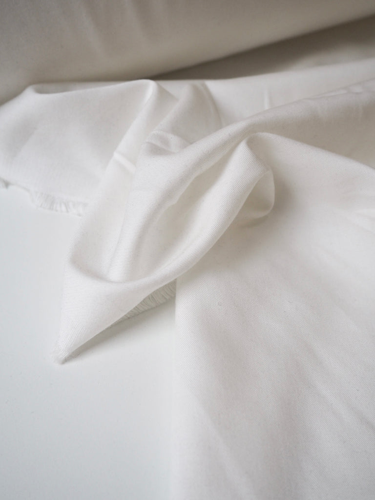 White Soft Viscose Twill